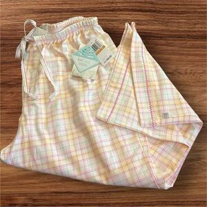 NWT Karen Neuburger‎ Womens Sleep Pajama Capri Pants Small